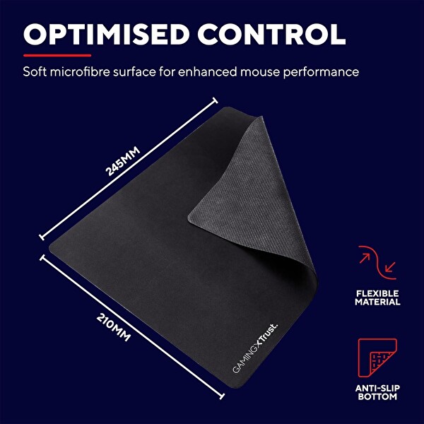 Trust GXT 112 FELOX Siyah Gaming Mouse ve Mouse Pad