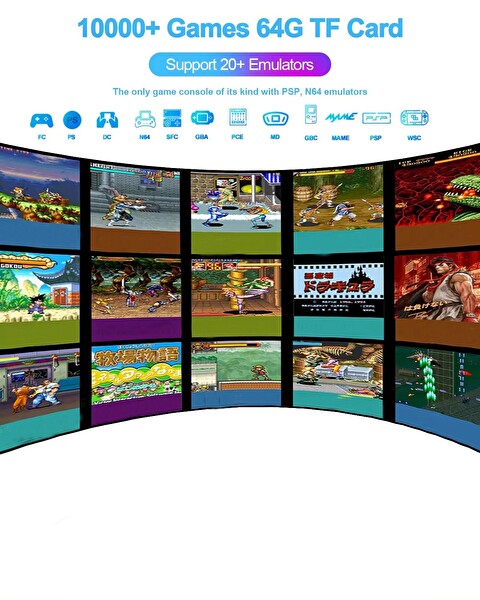 Hadron HD326 20.000 Oyunlu Kablosuz Çift Joystick Retro Game Stick Oyun Konsolu