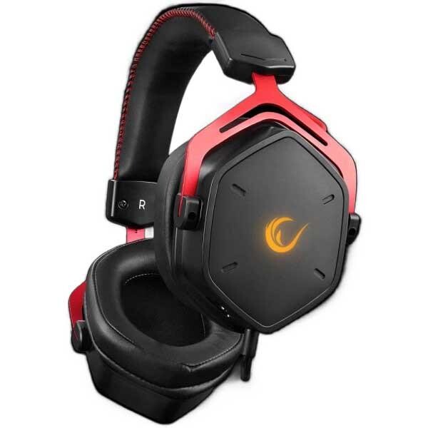 Rampage RMX-G6 Hydra USB Rainbow Aydınlatmalı Mikrofonlu Siyah Gaming Kulaklık