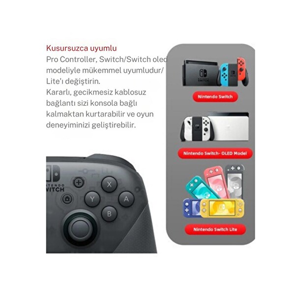 Nintendo Switch Pro Controller Splatoon 3 Edition Kablosuz PC