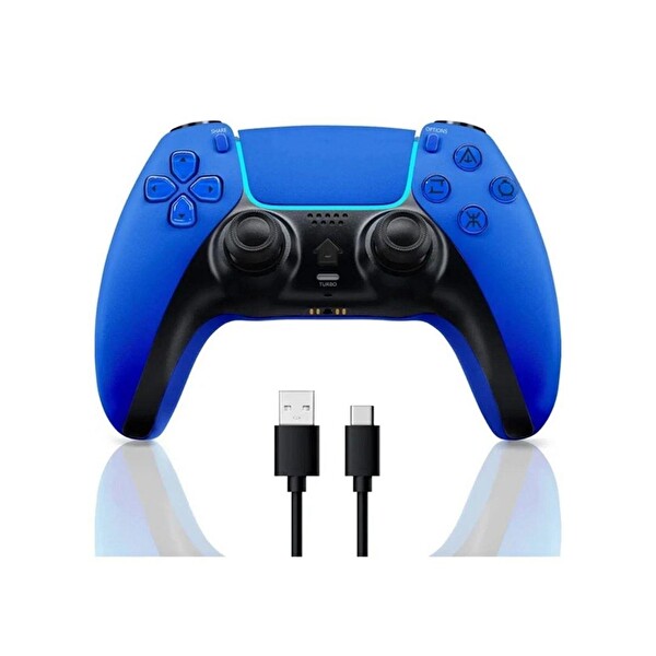 Cosmostech PlayX PS4-PC-Android TV- TV Box Mobil Uyumlu Kablosuz Controller Gamepad Oyun Kolu Mavi