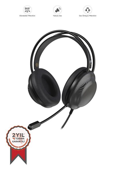 Lenovo G30B Kulak Üstü Kablolu Siyah Gaming Kulaklık