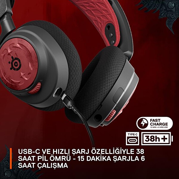 Steelseries Arctis Nova 7 Wireless Diablo IV Edition Oyuncu