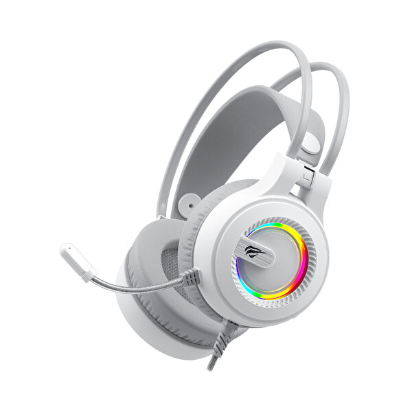 Havit Gamenote H2040D RGB Gaming Mikrofonlu Oyuncu Kulaklığı Beyaz