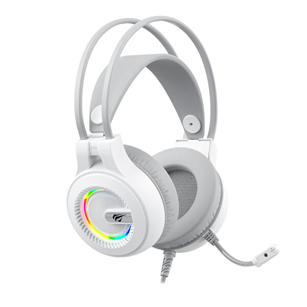 Havit Gamenote H2040D RGB Gaming Mikrofonlu Oyuncu Kulaklığı Beyaz