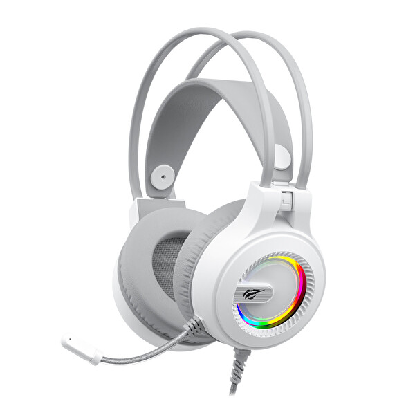 Havit Gamenote H2040D RGB Gaming Mikrofonlu Oyuncu Kulaklığı Beyaz