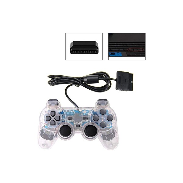 Cosmostech PS2 Controller Oyun Kolu Titreşimli Gamepad Joystick