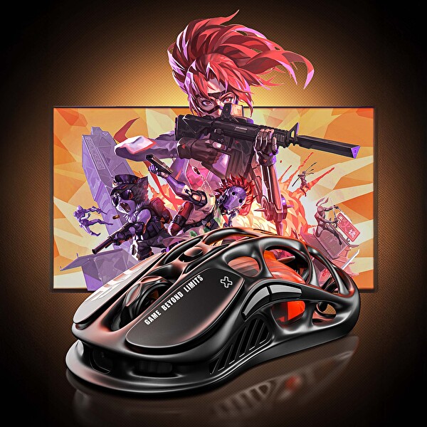 GravaStar Mercury M2 Siyah Kablosuz Gaming Mouse