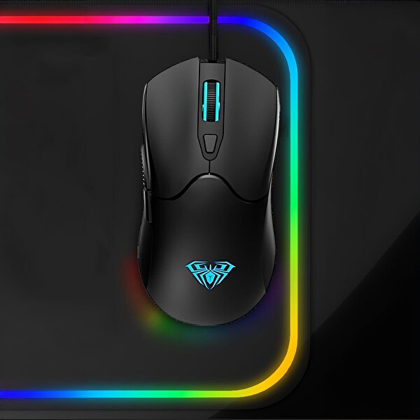 Aula S13 3600DPI RGB Optik Oyuncu Gaming Mouse