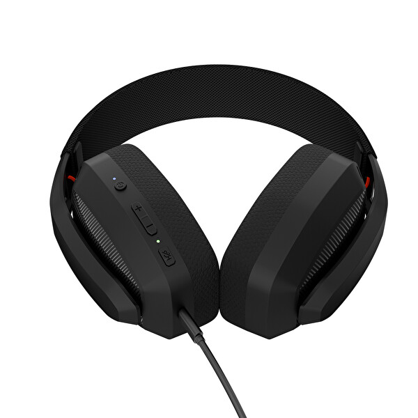 Rampage BLITZ Wireless 2.4G+ Bluetooth Mikrofonlu Oyuncu Kulaklığı Siyah