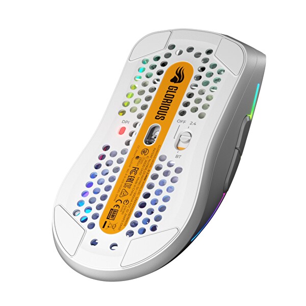 Glorious Model O 2 Mini 6 Düğmeli Kablosuz Beyaz Oyuncu Mouse