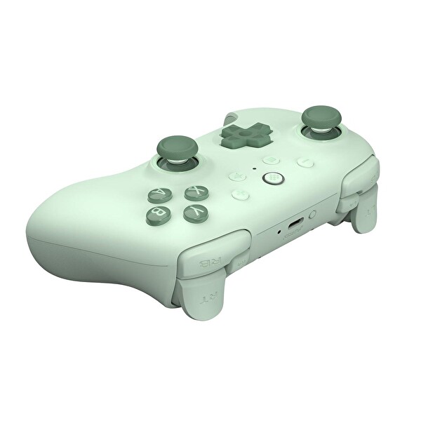 8bitdo Ultimate 2C Kablosuz 2.4G Oyun Kolu PC Android Hall Effect Joystick Pastel Yeşil