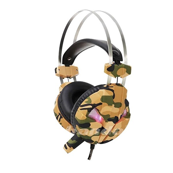 Sprange SR-X9 Mikrofonlu Krem Oyuncu Kulaklığı