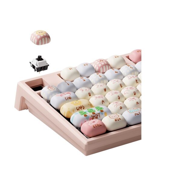 Akko MONSGEEK MG108B Piggy Party RGB Kablosuz Hotswap Mekanik Gaming Klavye