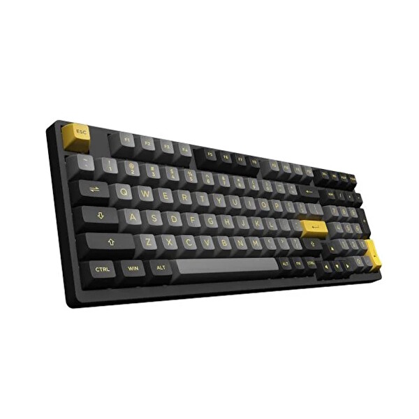 Akko 3098B Plus Black – Gold RGB Kablosuz Hotswap Mekanik Gaming Klavye