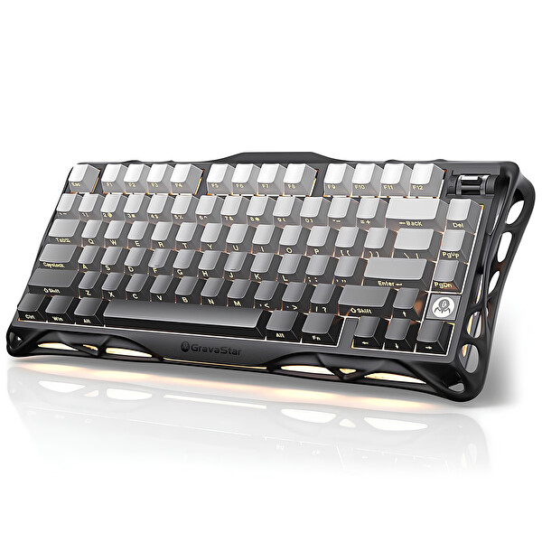 GravaStar Mercury K1 RGB Kablosuz Mekanik Gaming Klavye Siyah