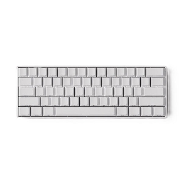 Akko MonsGeek FUN60 Pro Shine-Through White Hall Effect Manyetik Switch ARGB Kablosuz Hotswap Mekanik Gaming Klavye