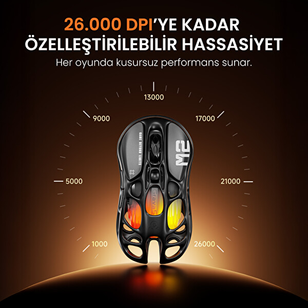 GravaStar Mercury K1 Lite+M2 Kablosuz RGB Mekanik Gaming Klavye ve Mouse Seti Siyah