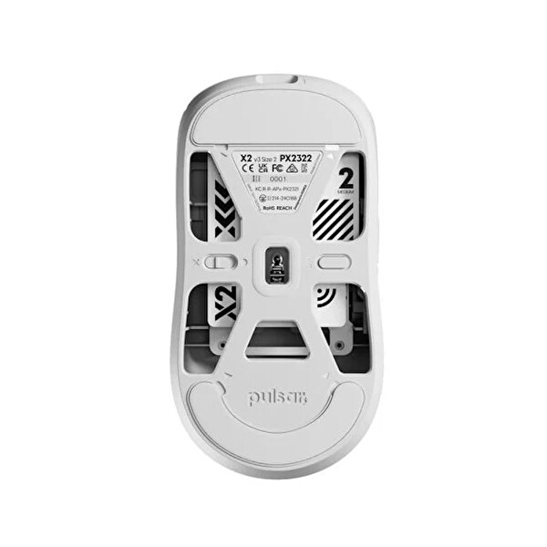 Pulsar X2 v3 XS-1 Sensör Beyaz Kablosuz Size 2 Medium Simetrik Gaming Mouse Beyaz PX2322