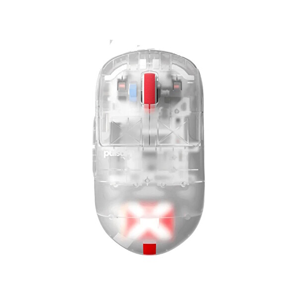 Pulsar X2H Super Clear Edition Kablosuz Size 1 Mini Simetrik Gaming Mouse Beyaz PX2H1CL