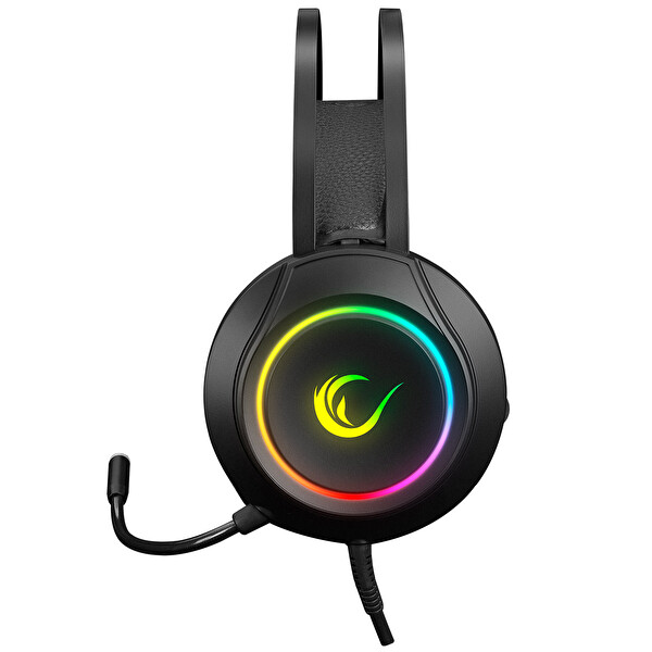 Rampage RM-K45 ORBIT-S RGB Led 7.1 Gaming Mikrofonlu Oyuncu Kulaklığı Siyah