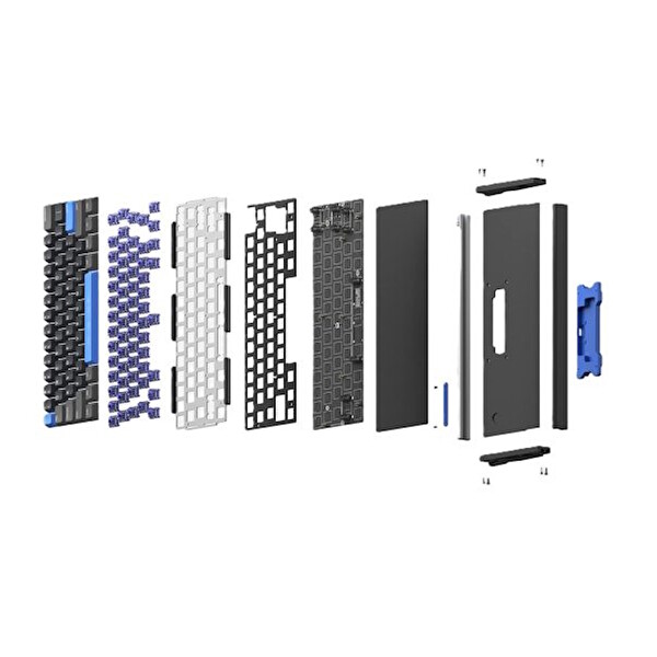 iQunix EZ60 Hall Effect Star Trail Manyetik Switch RGB Hotswap Mekanik Gaming Klavye