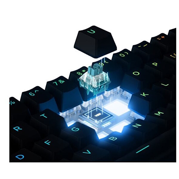 Mchose MC-Ace60-6 Ace 60 Pro %60 Hall Effect Uranus Manyetik Switch RGB Hotswap Mekanik Gaming Klavye Siyah