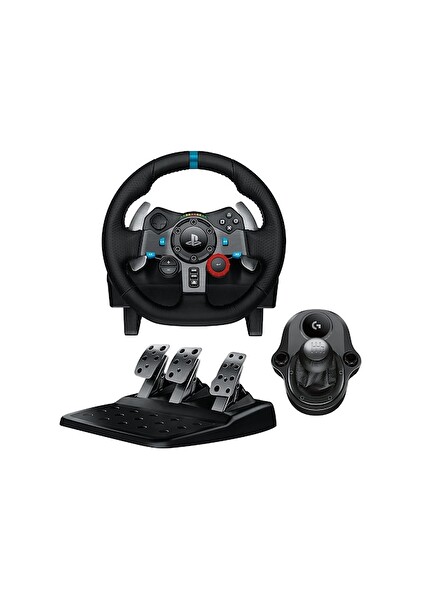 Logitech G G29 Driving Force Yarış Direksiyonu - Shifter Vites Seti (Logitech Türkiye Garantili)