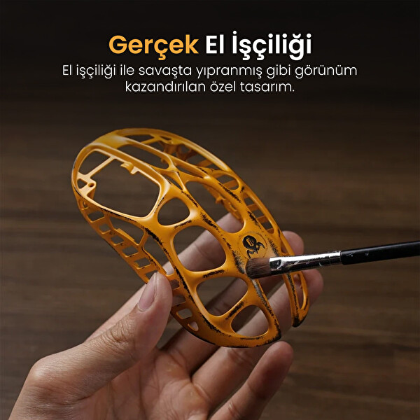 GravaStar Mercury X RGB 32K DPI Kablosuz Optik Programlanabilir 5 Tuşlu Special Edition Sarı Gaming Mouse