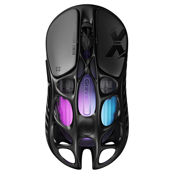 GravaStar Mercury XPro RGB 32K DPI 8K Dongle Kablosuz Optik Programlanabilir 5 Tuşlu Siyah Optik Gaming Mouse