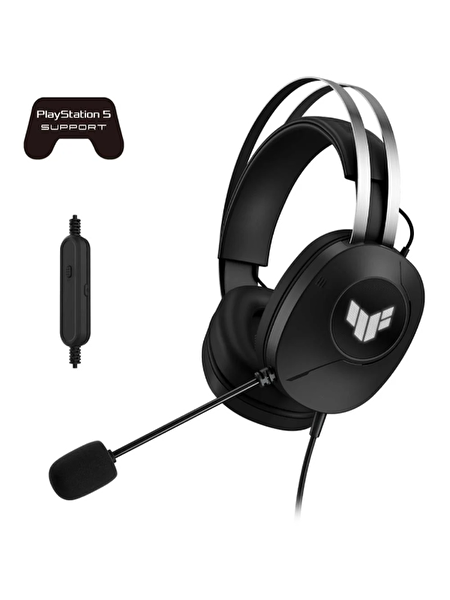 Asus TUF Gaming H1 Gen II USB-A 40 MM 7.1 Surround Mikrofon Kablolu Gaming Kulaklık
