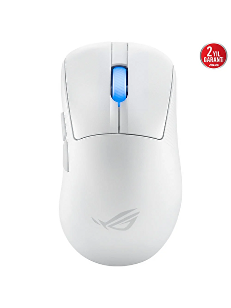 Asus ROG Keris II Ace 42000 DPI 750 IPS Optik Sensör Aura Sync RGB Beyaz Kablosuz Gaming Mouse 90MP03N0-BMUA10