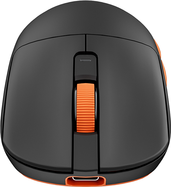 Royal Kludge M30 1K Hz 12.000 DPI Kablosuz Gaming Mouse Siyah-Turuncu