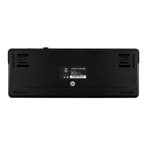 Aula F87 Pro Black Gray Side Printed LEOBOG Greywood V4 Switch RGB Kablosuz Hotswap Mekanik Gaming Klavye