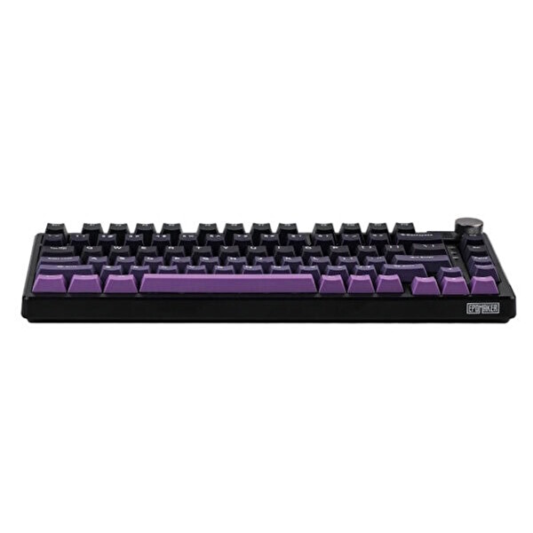 Epomaker HE75 Mag Black Purple Hall Effect Gateron Magnetic White Manyetik Switch RGB Kablosuz Hotswap Mekanik Oyuncu Klavyesi
