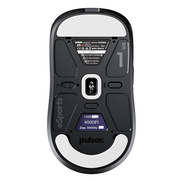 Pulsar X2 V3 ES Mini 8K Hz XS-1 Sensör Kablosuz Simetrik Gaming Mouse PX23ES11