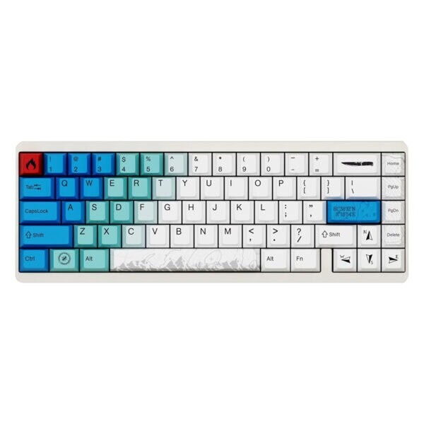 Varmilo Muse65 HE Summit %65 Gateron Magnetic Jade Pro Manyetik Switch Hall Effect RGB Hotswap Mekanik Gaming Klavye