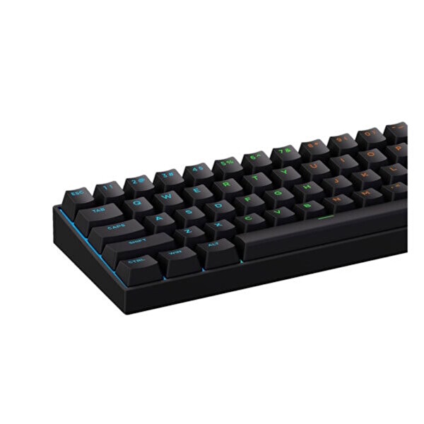 Mchose Ace60-6A Pro Black %60 Hall Effect Uranus Manyetik Switch RGB Hotswap Mekanik Gaming Klavye