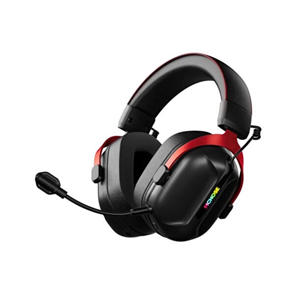 Mchose MC-S9-5 S9 Pro Black Red 7.1 Surround Kablosuz Gaming Kulaklık