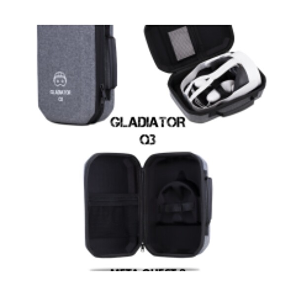 Oculus Gladiator Q3 Meta - Quest 3 Çantası Quest 3 ve 3s Uyumlu Özel Çanta