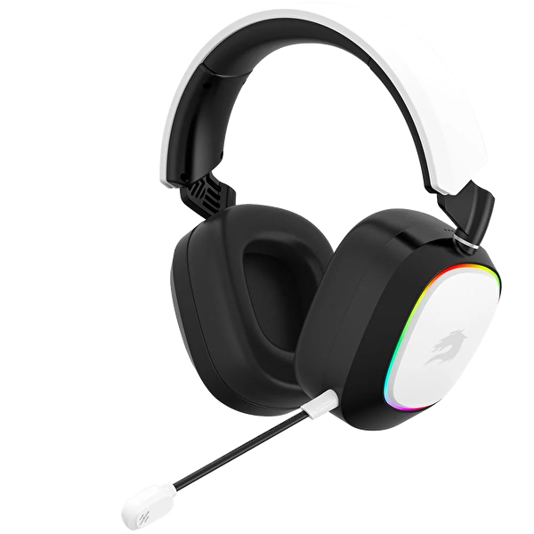 GameBooster WBH23W Nemesis PRO RGB Wireless 2.4G - BT Beyaz Gaming Kulaklık