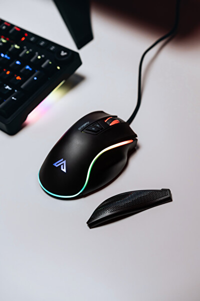Sarepo GT-300 Plus 12400 DPI FPS Oyunları İçin Şekil Ayarlı ve Sniper Butonlu Oyuncu Mouse
