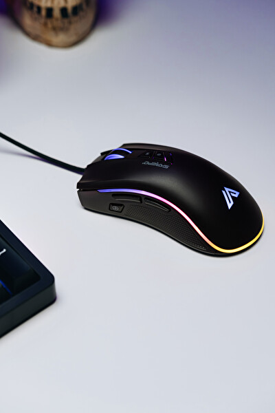 Sarepo GT-300 Plus 12400 DPI FPS Oyunları İçin Şekil Ayarlı ve Sniper Butonlu Oyuncu Mouse