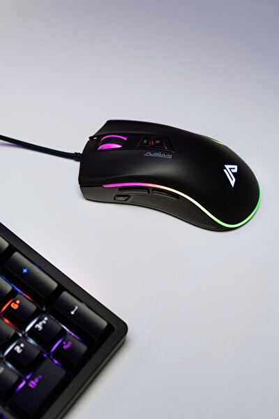 Sarepo GT-300 Plus 12400 DPI FPS Oyunları İçin Şekil Ayarlı ve Sniper Butonlu Oyuncu Mouse