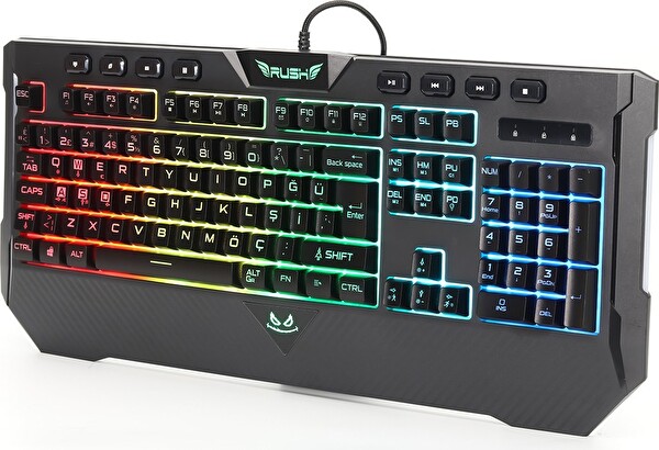 Rush Bomber RK811 Mekanik Hisli Işıklı Gaming Oyuncu Klavye