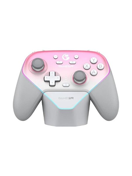 GameSir Super Nova Hall Effect 2.4G Nintendo Switch Windows PC Android Ios Wireless Controller Pembe