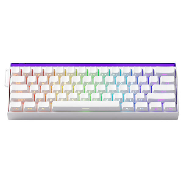 Akko Veekos Shine60 HE %60 Flash Manyetik Switch 8K Hz Hall Effect Hotswap RGB İngilizce Mekanik Gaming Klavye