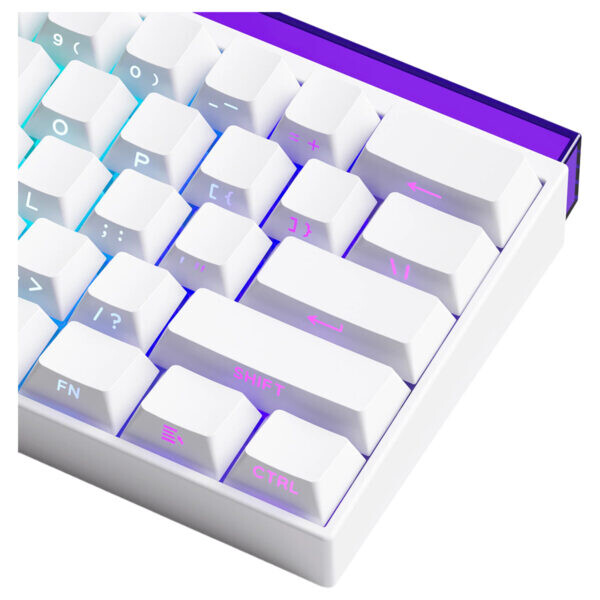 Akko Veekos Shine60 HE %60 Flash Manyetik Switch 8K Hz Hall Effect Hotswap RGB İngilizce Mekanik Gaming Klavye