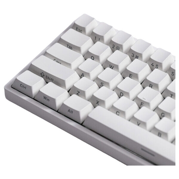 Akko Monsgeek Fun68 He Beyaz %65 Flash Manyetik Switch 8K Hz Hall Effect Hotswap RGB Kablosuz İngilizce Mekanik Gaming Klavye