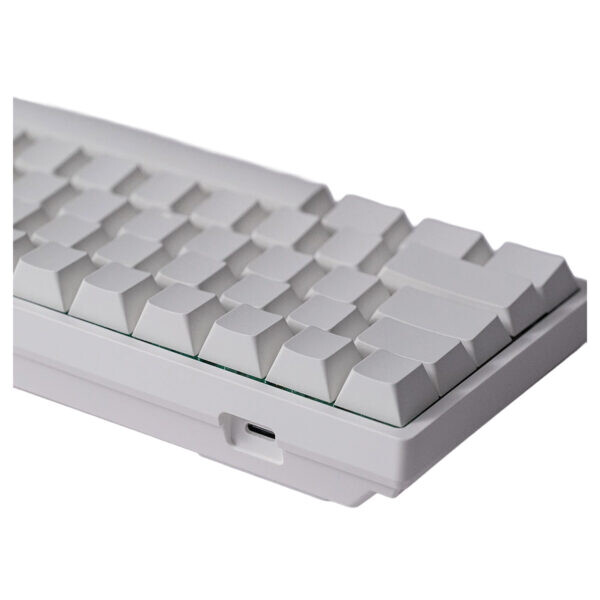 Akko Monsgeek Fun68 He Beyaz %65 Flash Manyetik Switch 8K Hz Hall Effect Hotswap RGB Kablosuz İngilizce Mekanik Gaming Klavye
